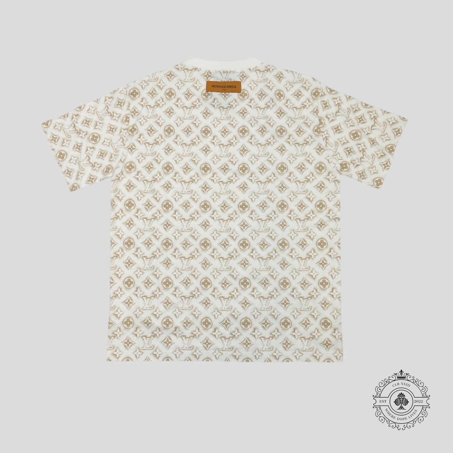 Louis Vuitton Monogram Sand Tee in White/Beige
