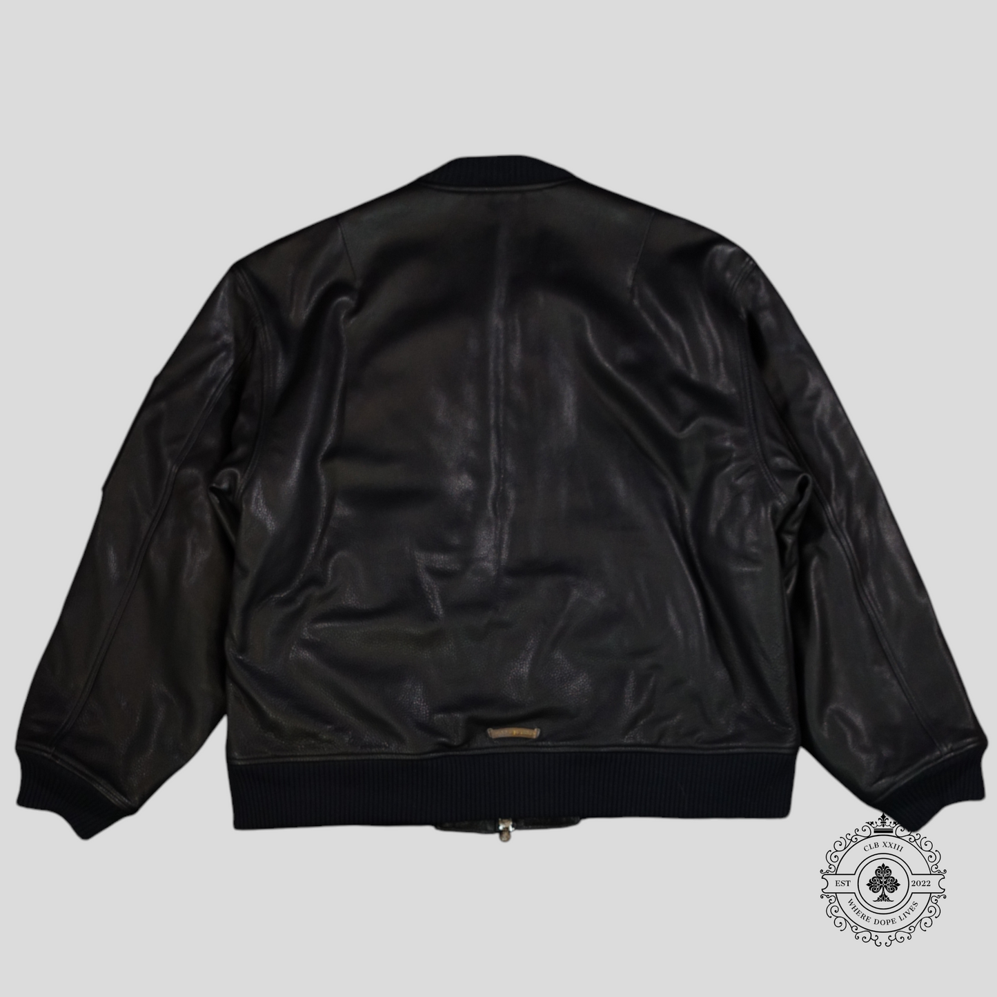 Chrome Hearts CH Patch Bomber Jacket in Black