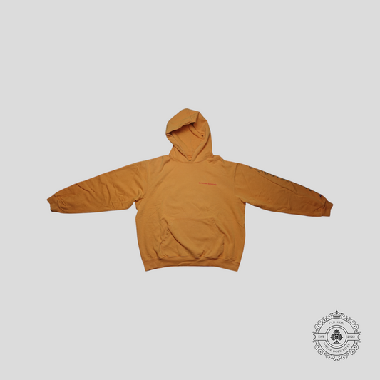 Chrome Hearts X Matty Boy Call Me Hoodie in Yellow