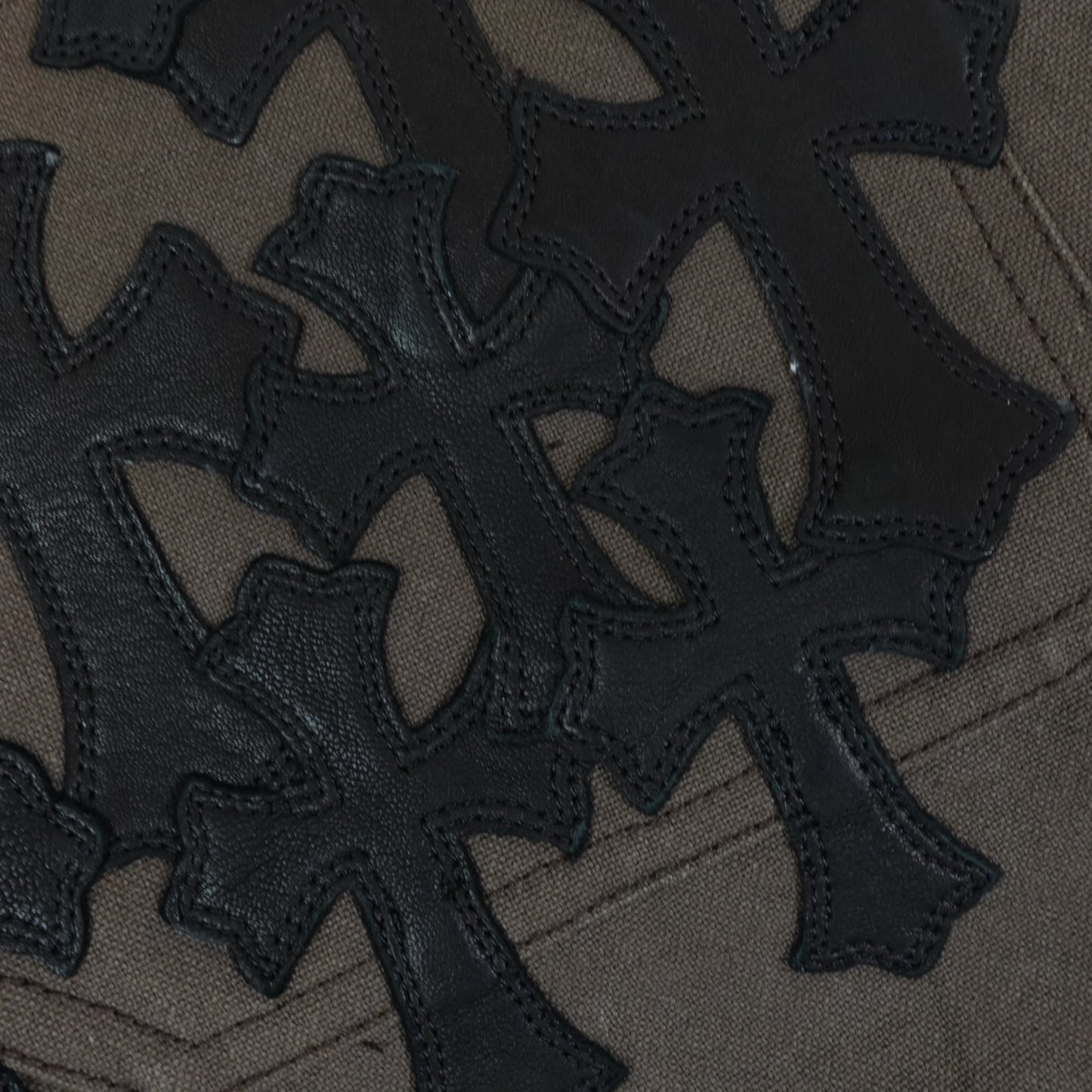 Chrome Hearts Double Knee Carpenter Pants in Brown