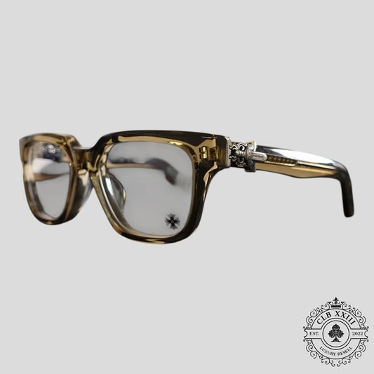 Chrome Hearts Vagillionaire II Glasses in Olive