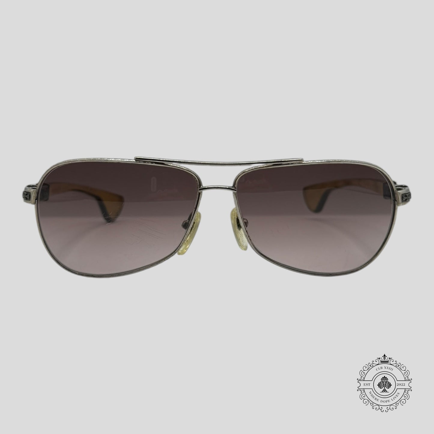 Chrome Hearts The Beast I Sunglasses in Silver