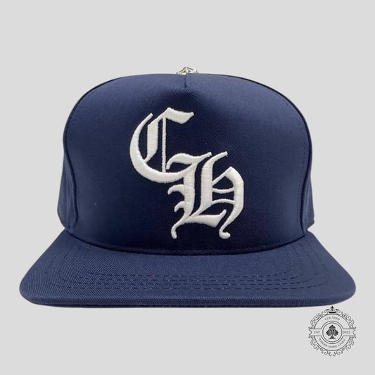 Chrome Hearts CH Embroidered  Hat in Navy