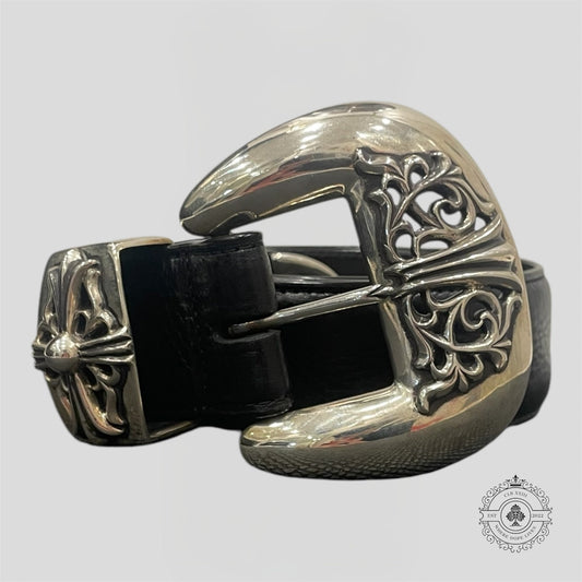 Chrome Hearts 3 Piece Belt in Black
