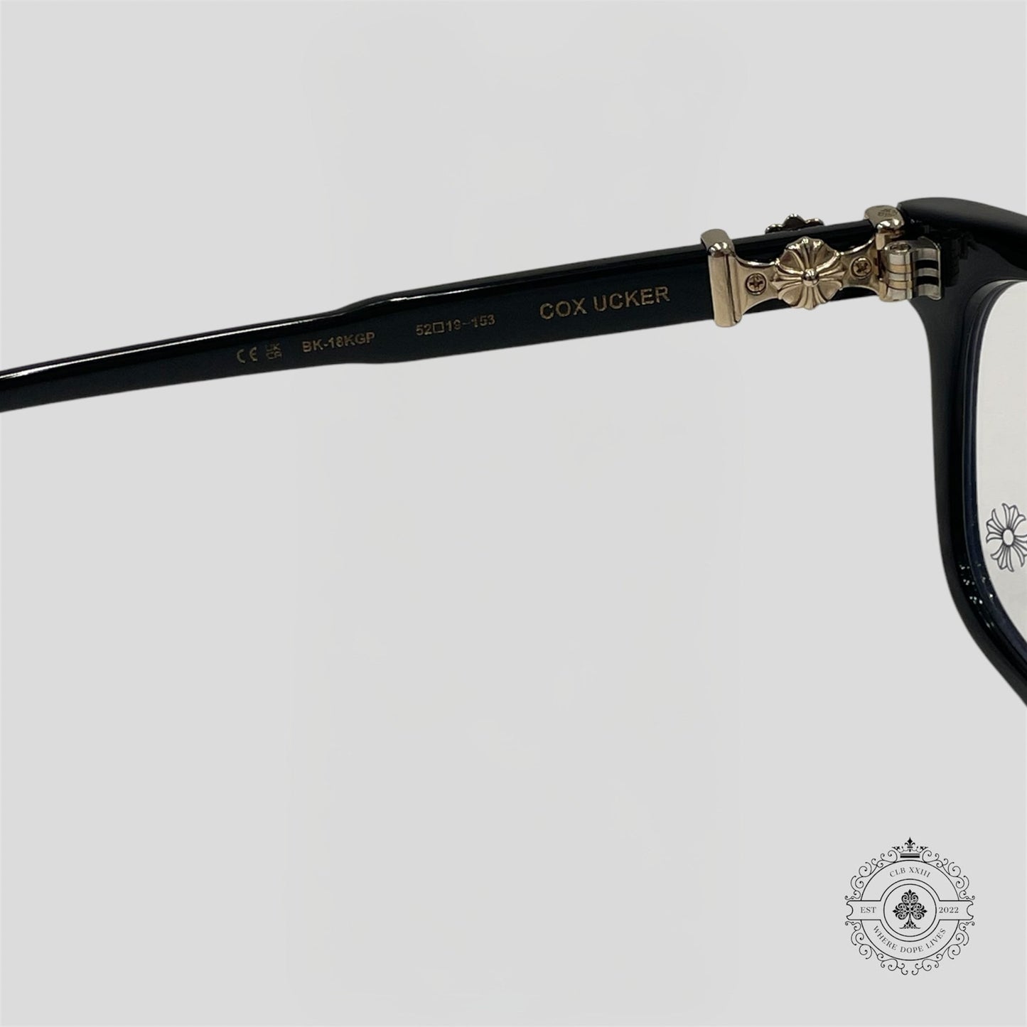 Chrome Hearts Cox Ucker Sunglasses in Black