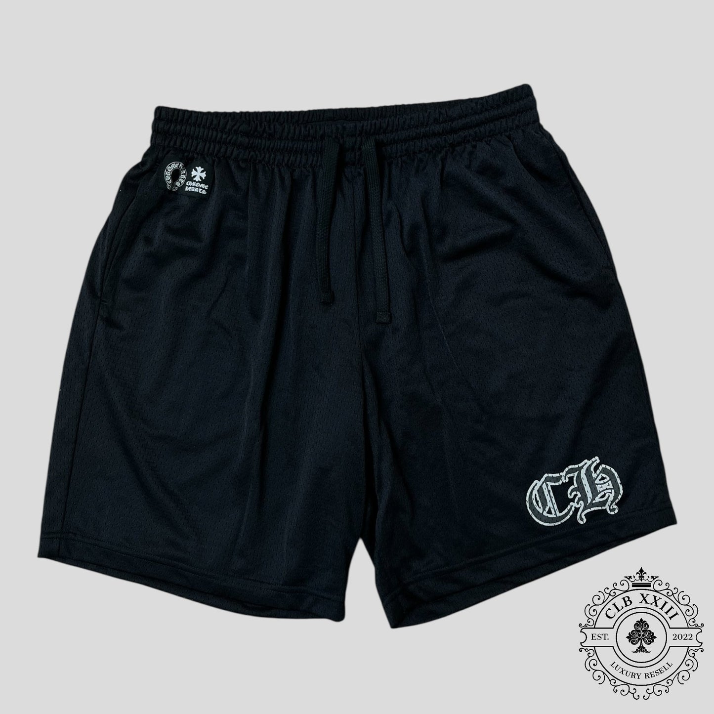 Chrome Hearts Mesh Shorts in Black