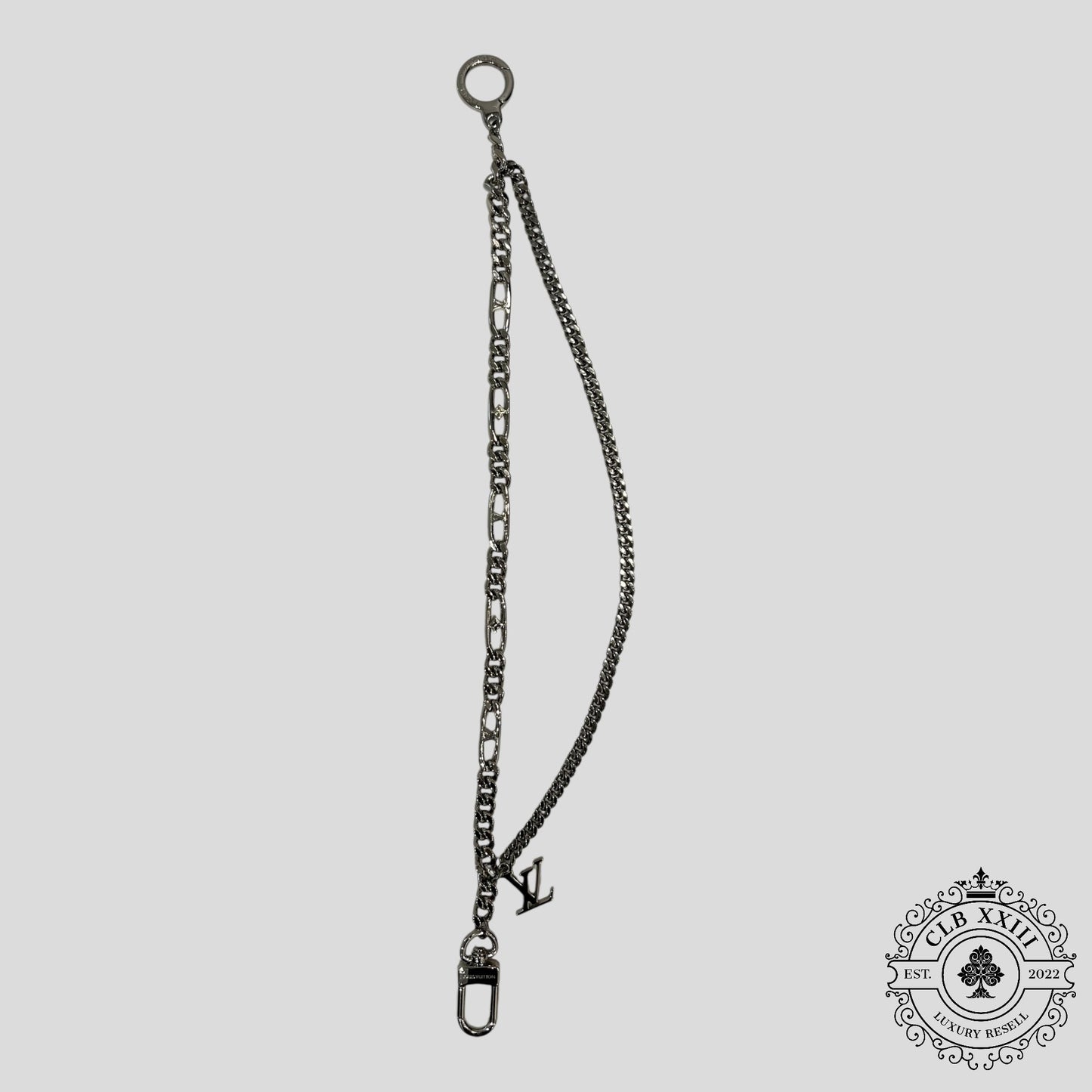 Louis Vuitton LV Wallet Chain in Silver
