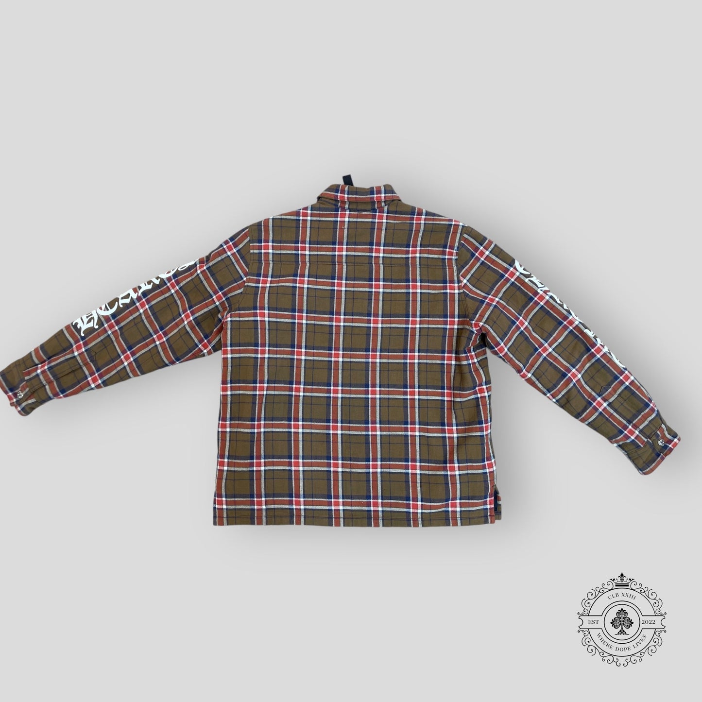 Chrome Hearts Padded Flannel in Brown - Preowned