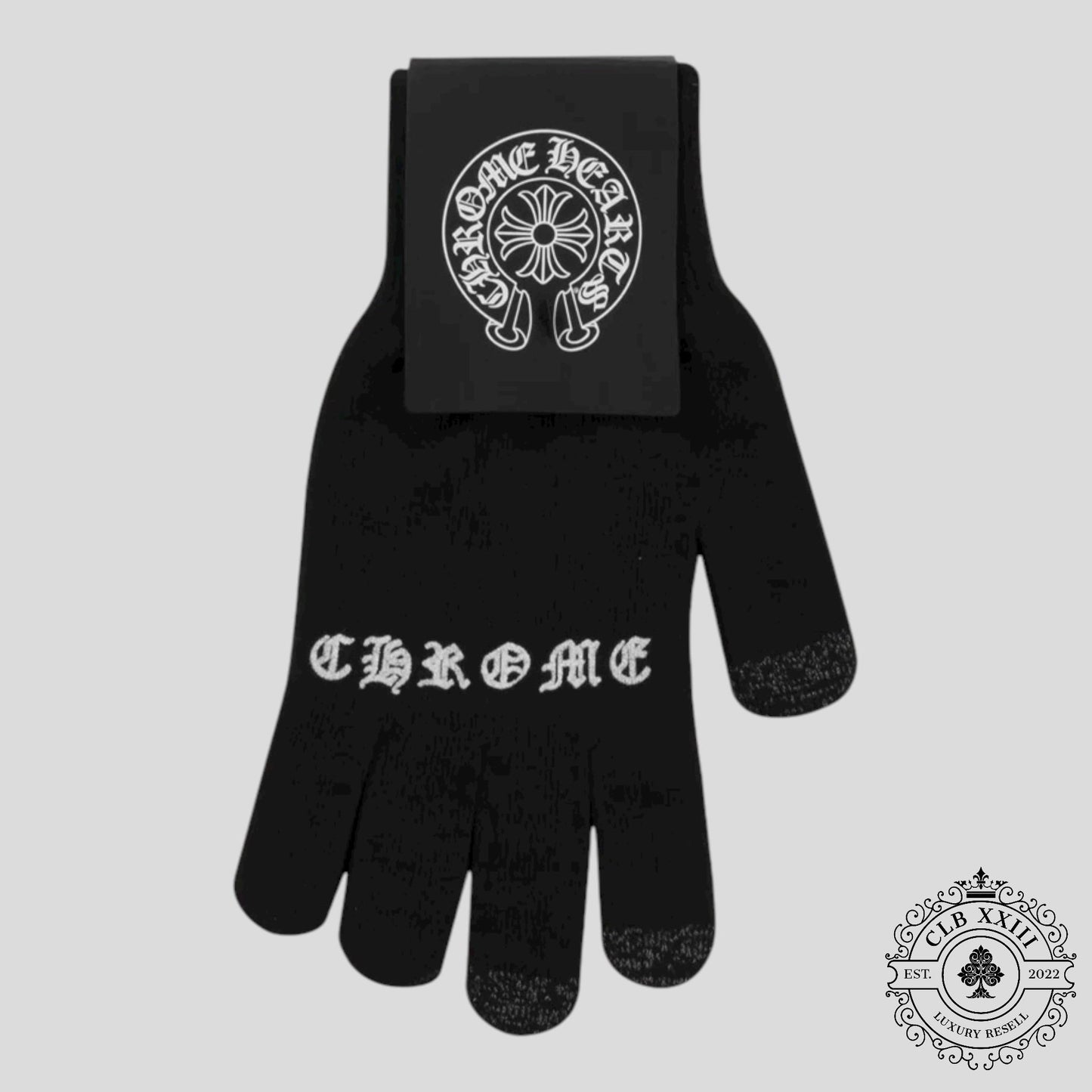 Chrome Hearts Work Gloves in Black
