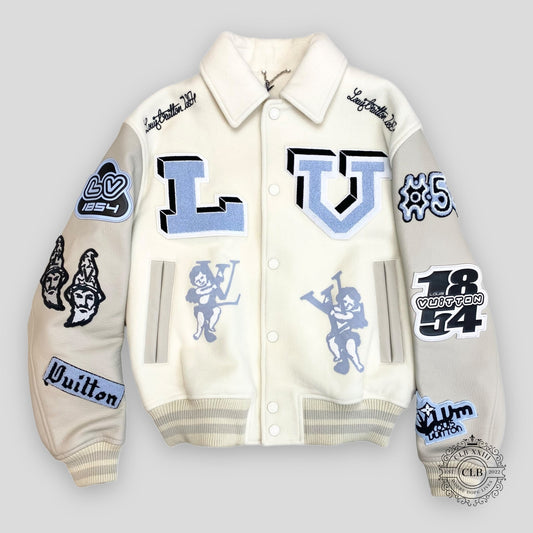 LOUIS VUITTON BUGS BUNNY VARSITY JACKET - WHITE