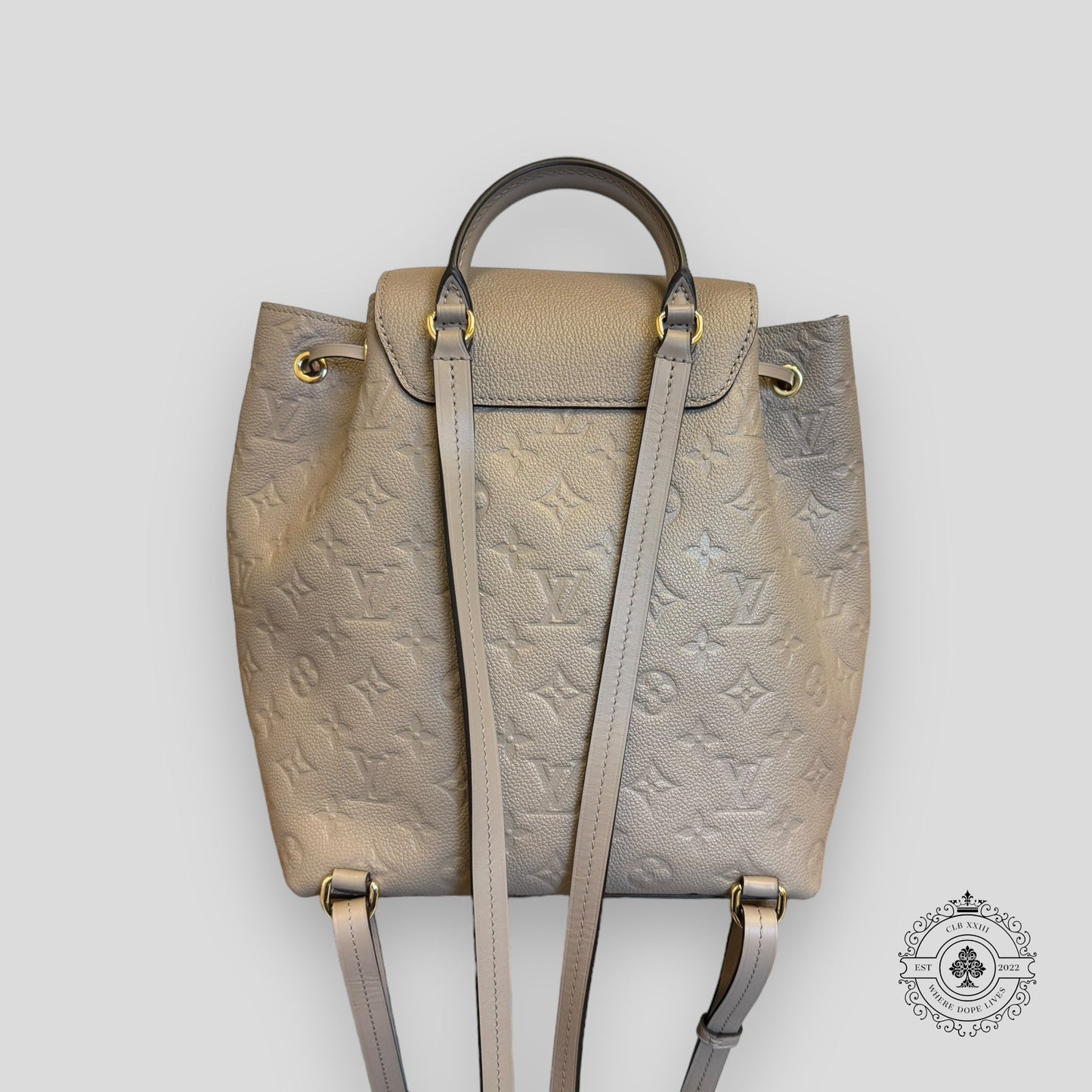 Louis Vuitton Montsouris Backpack in Turtledove