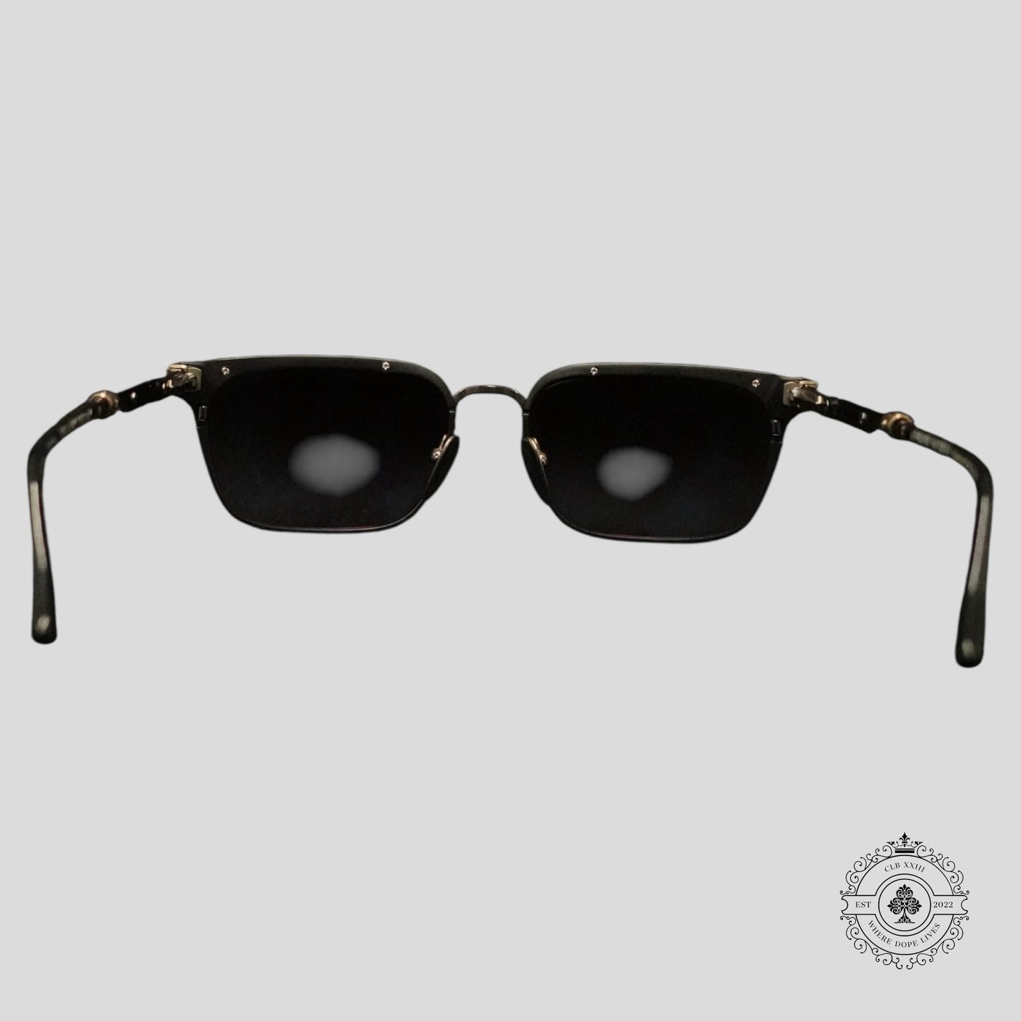 Chrome Hearts See U Next Tuesday Glasses in Black/Silver