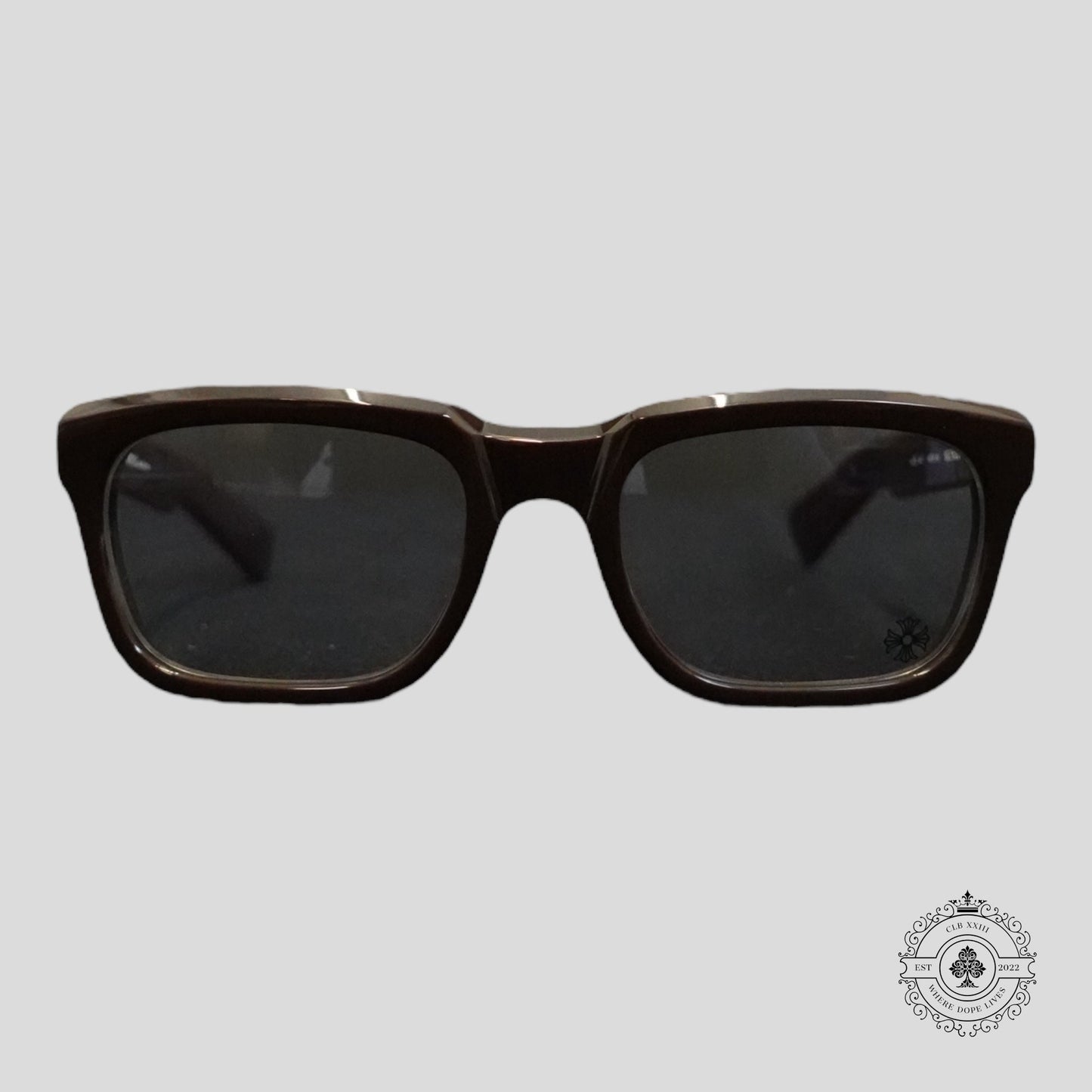 Chrome Hearts See You In Tea Sunglasses in Brown/Silver