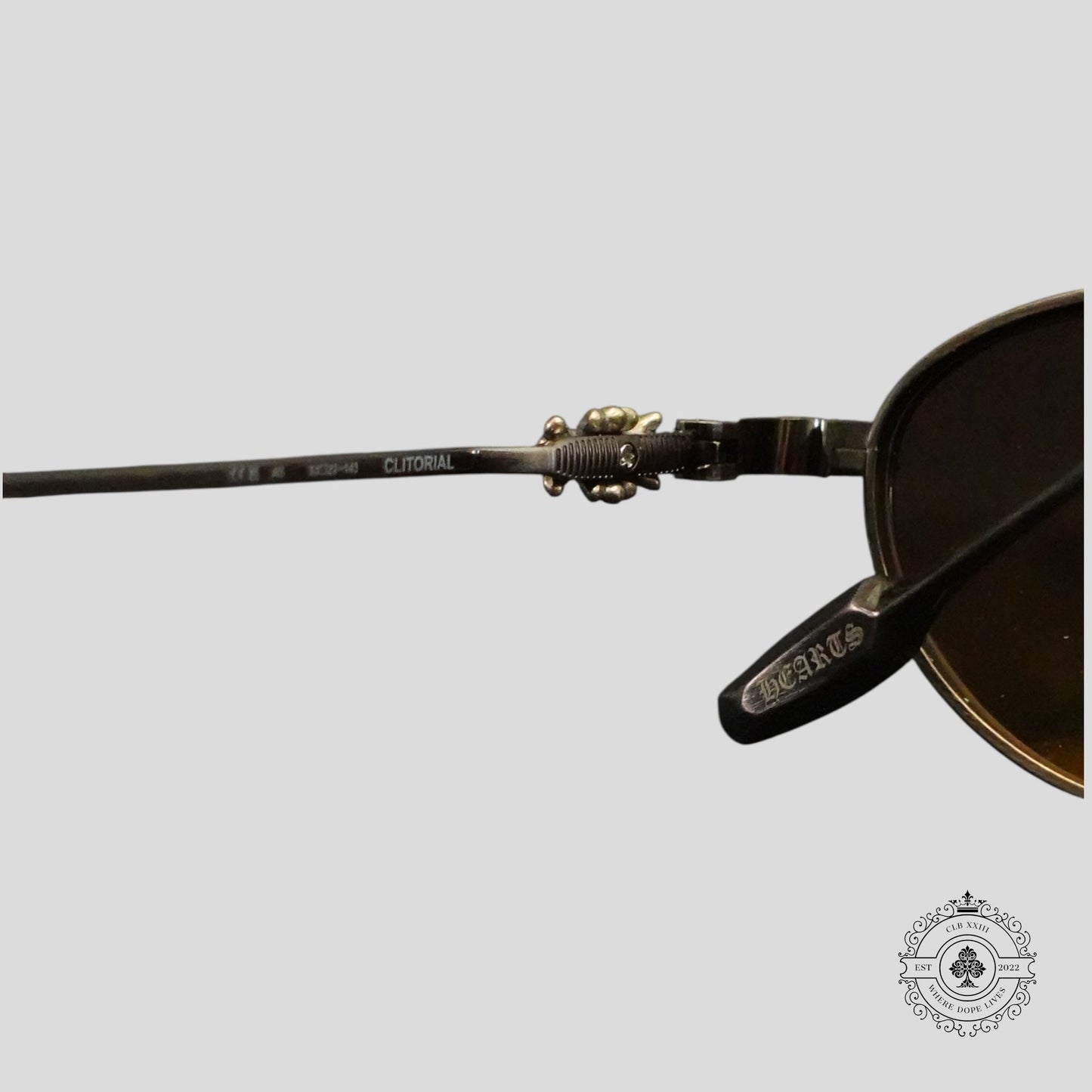 Chrome Hearts Clitorial Glasses in Silver