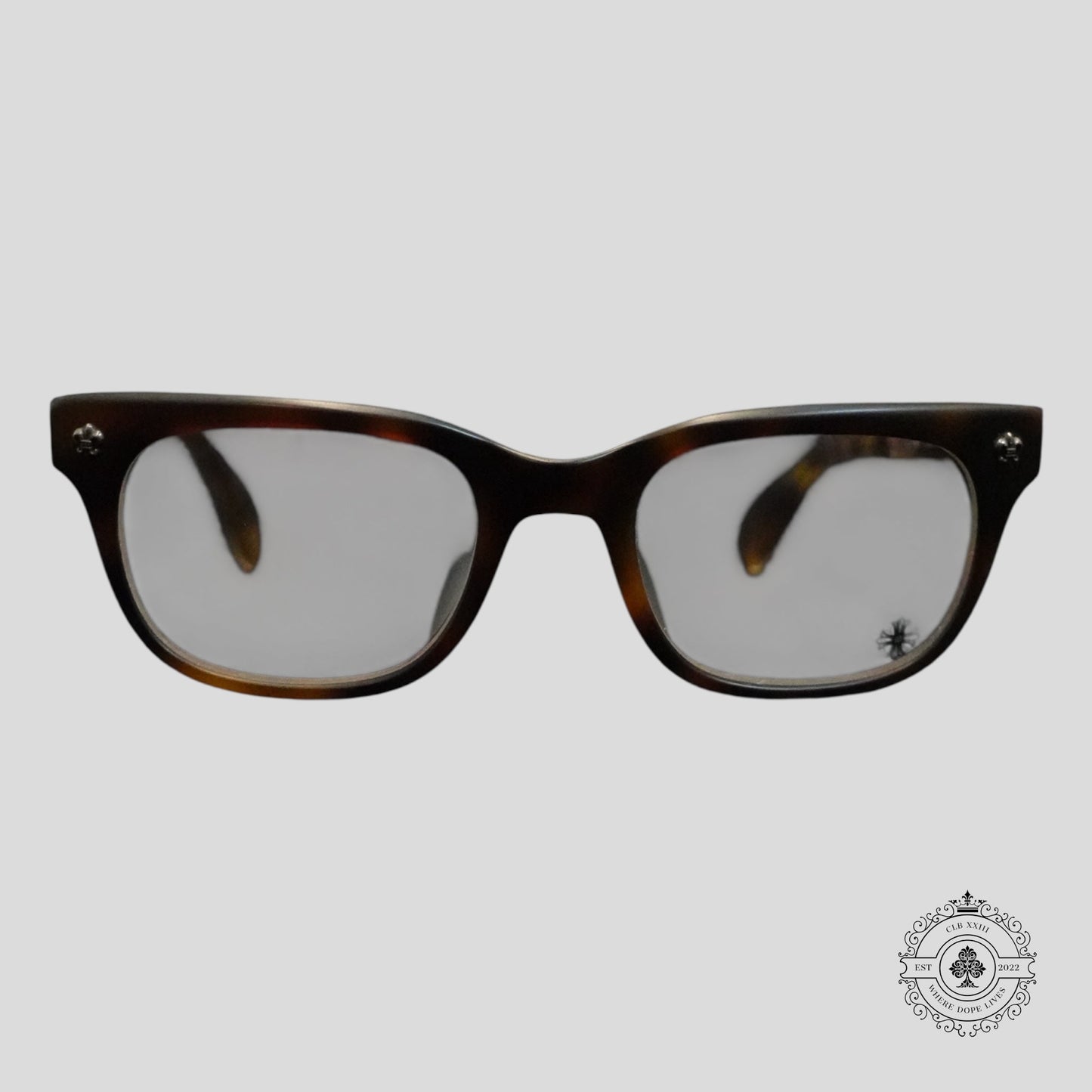 Chrome Hearts Instabutt Glasses in Tortoise Shell/Silver