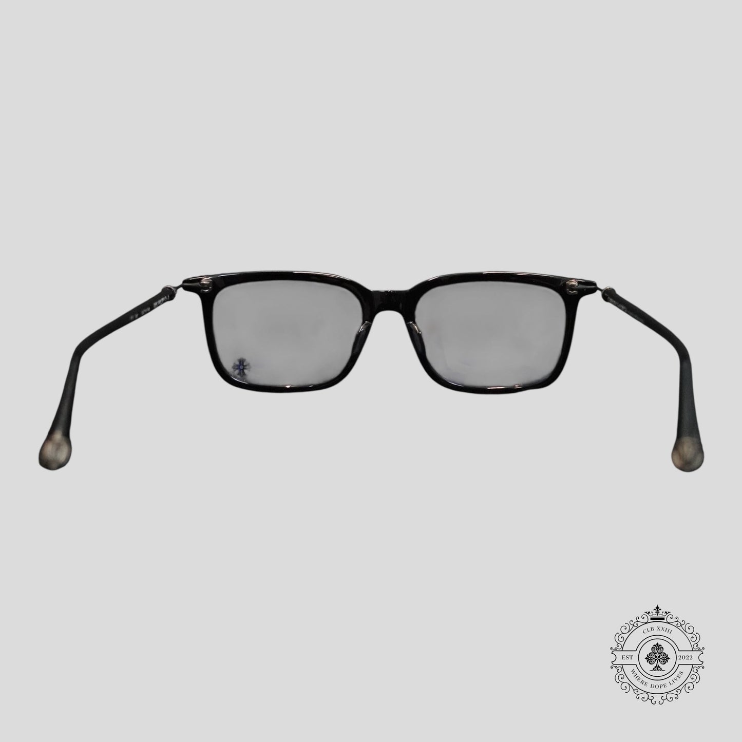 Chrome Hearts Big Ricky II-A Glasses in Black/Silver