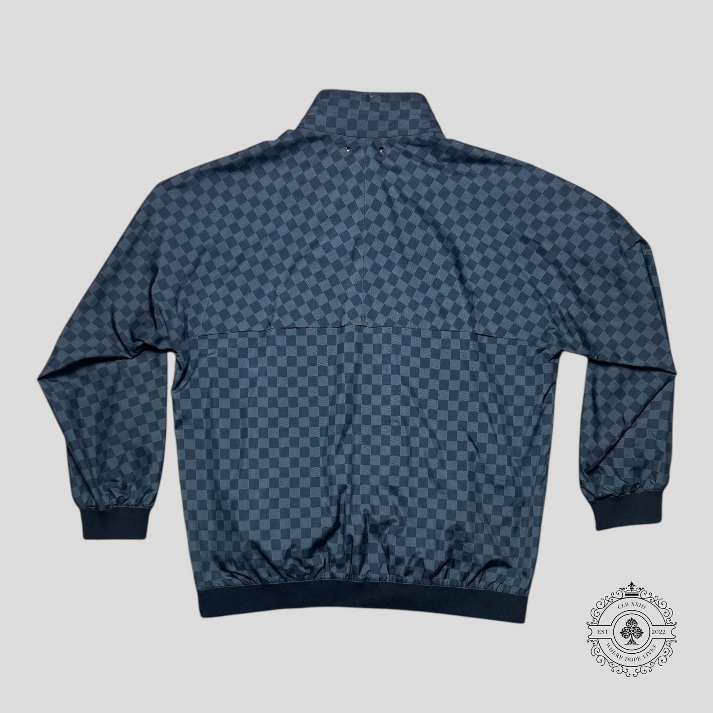 Louis Vuitton Reversible Checkered Damier Windbreaker in Black