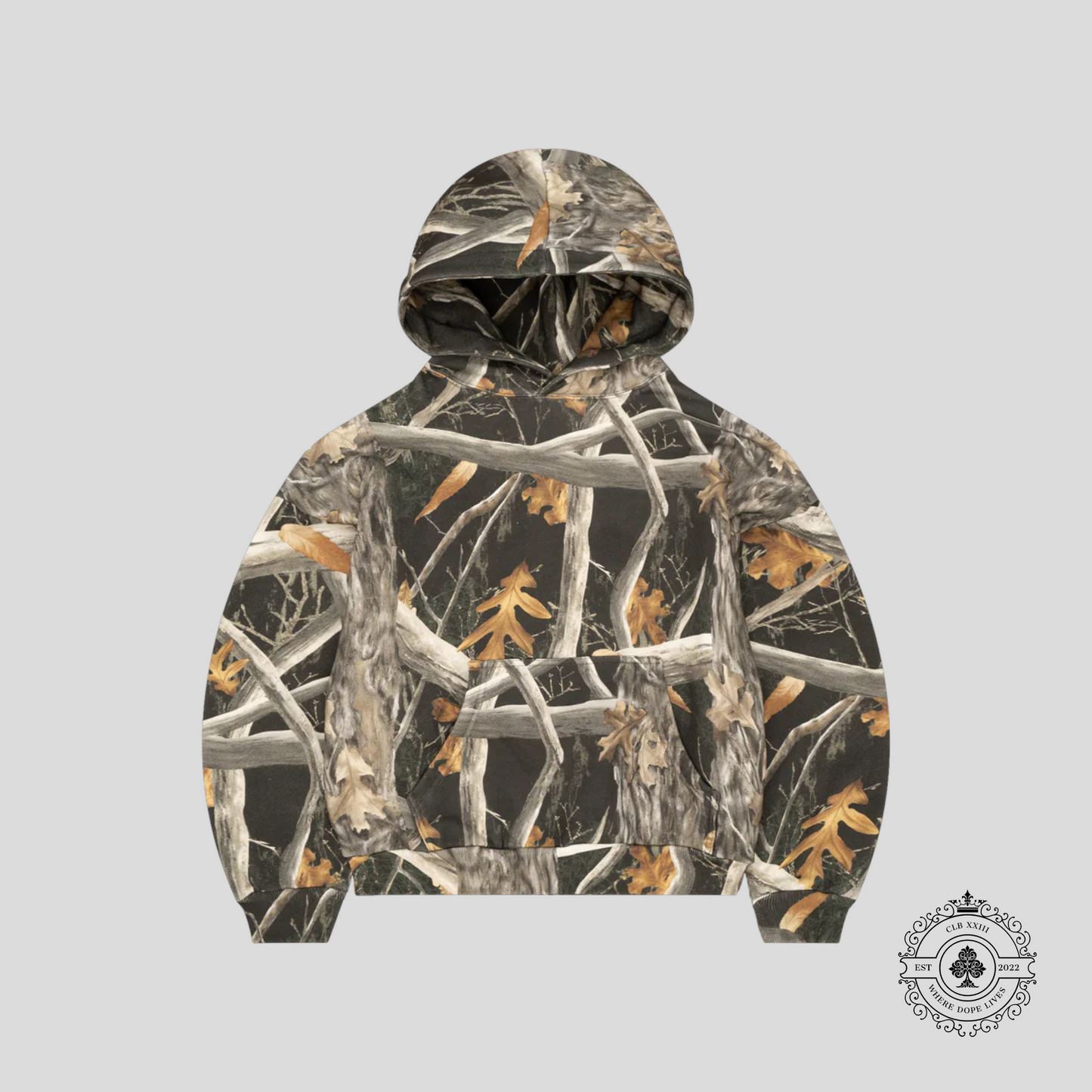 Bravest Studios Tree Camo Hoodie in Black