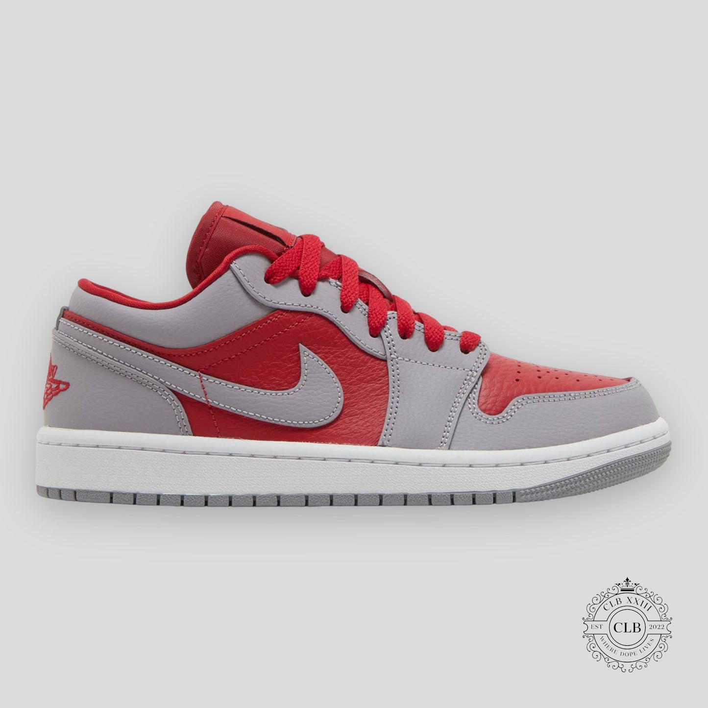 AIR JORDAN 1 LOW SE (W) "SPLIT - GYM RED CEMENT"