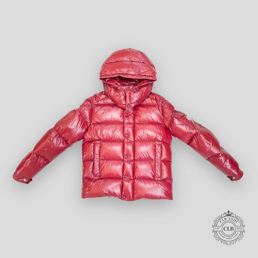 MONCLER MAYA 70 QUILTED COAT - RED