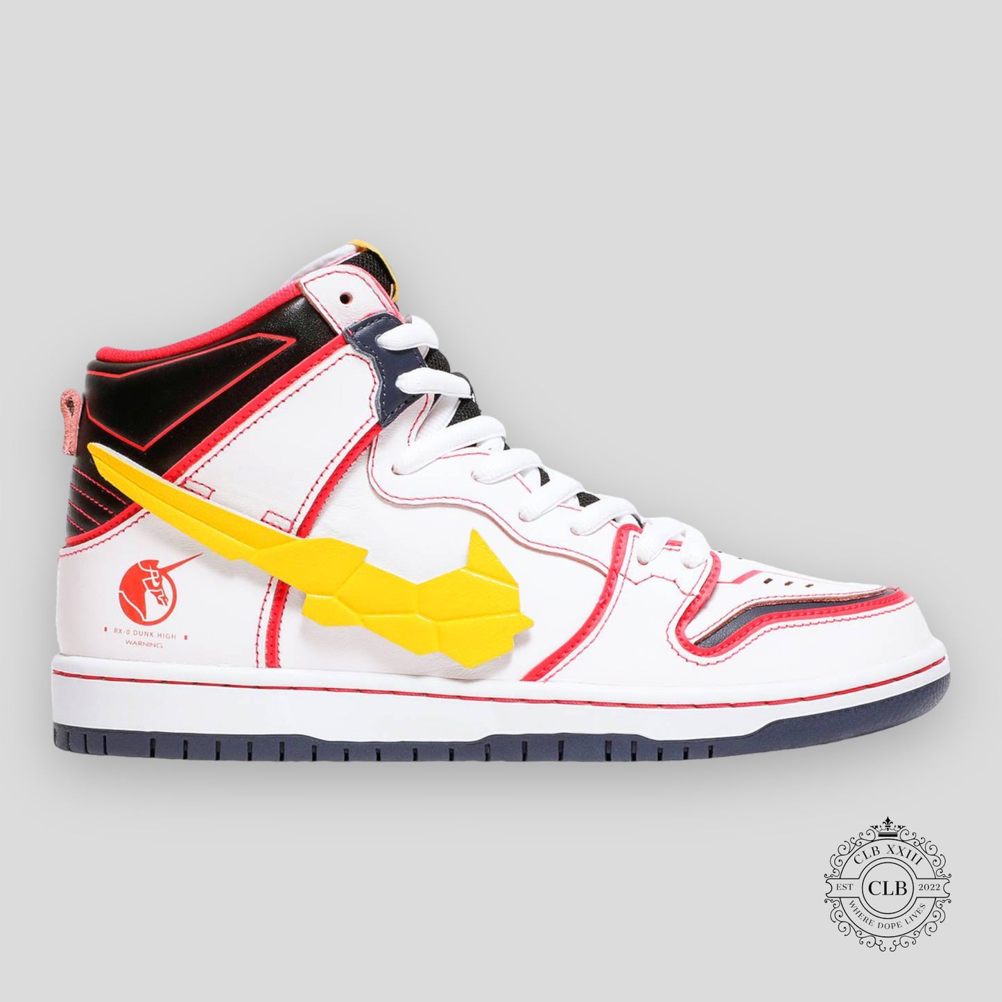 NIKE SB DUNK HIGH X GUNDAM "PROJECT UNICORN - RX-0"