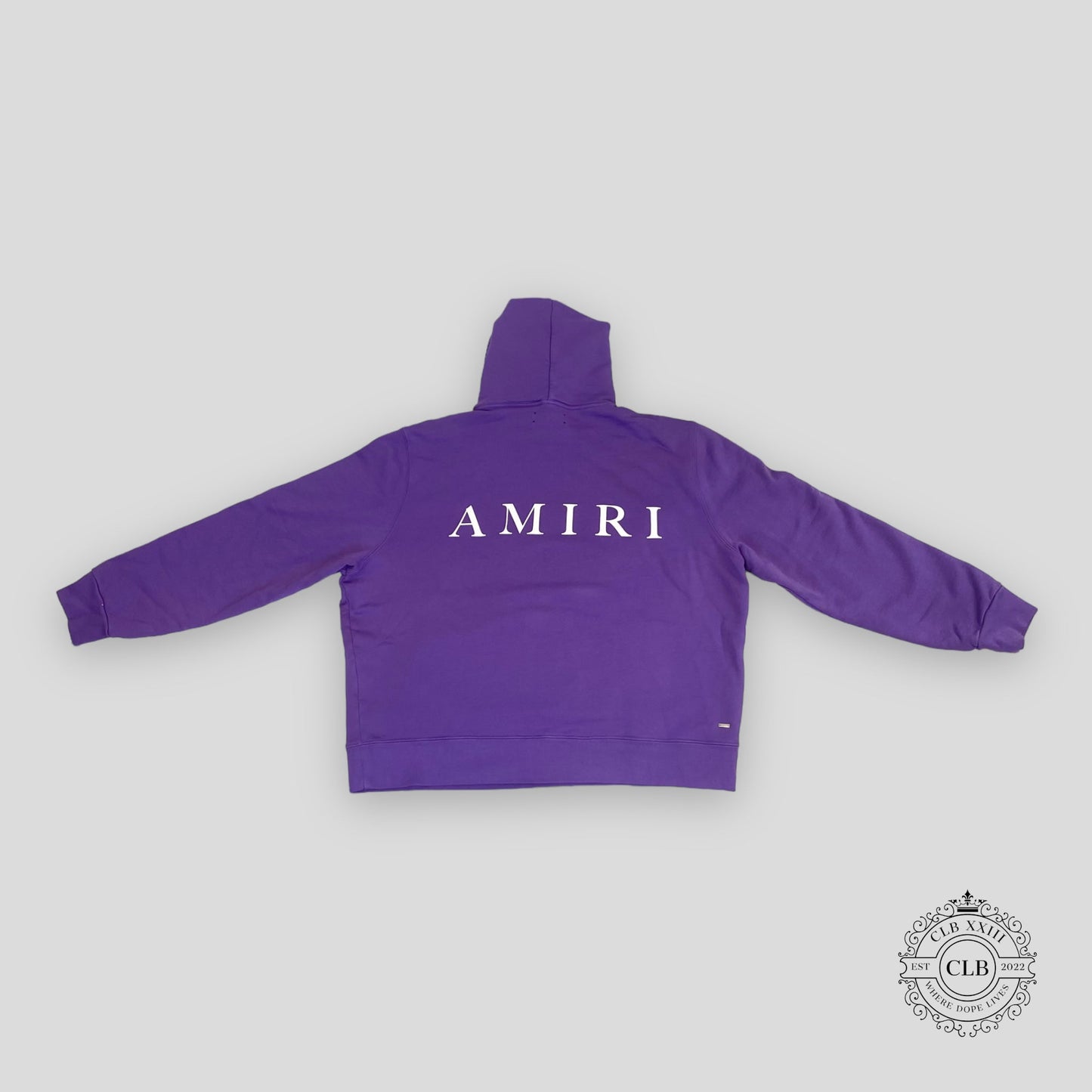 Amiri Ma Logo Hoodie in Purple