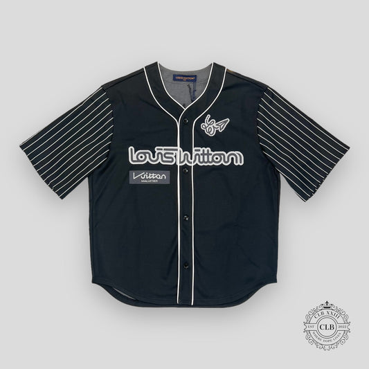 Louis Vuitton Baseball Shirt in Black