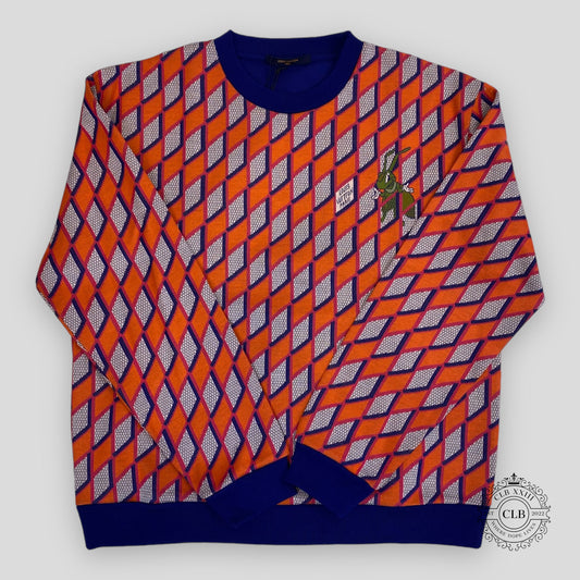 LOUIS VUITTON DIAMOND DAMIER CRICKET CREWNECK - MULTICOLOR