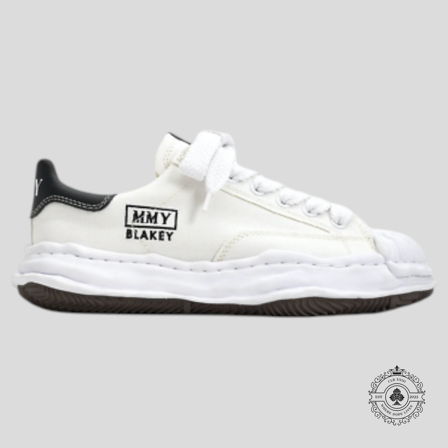 Maison Mihara Yasuhiro Blakey OG Sole Canvas Low White